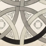 Gotische vlakversiering met vlechtwerk 1890 Johanna van de Kamer 8 mockup Gotische vlakversiering met vlechtwerk 1890 Johanna van de Kamer 8 mockup