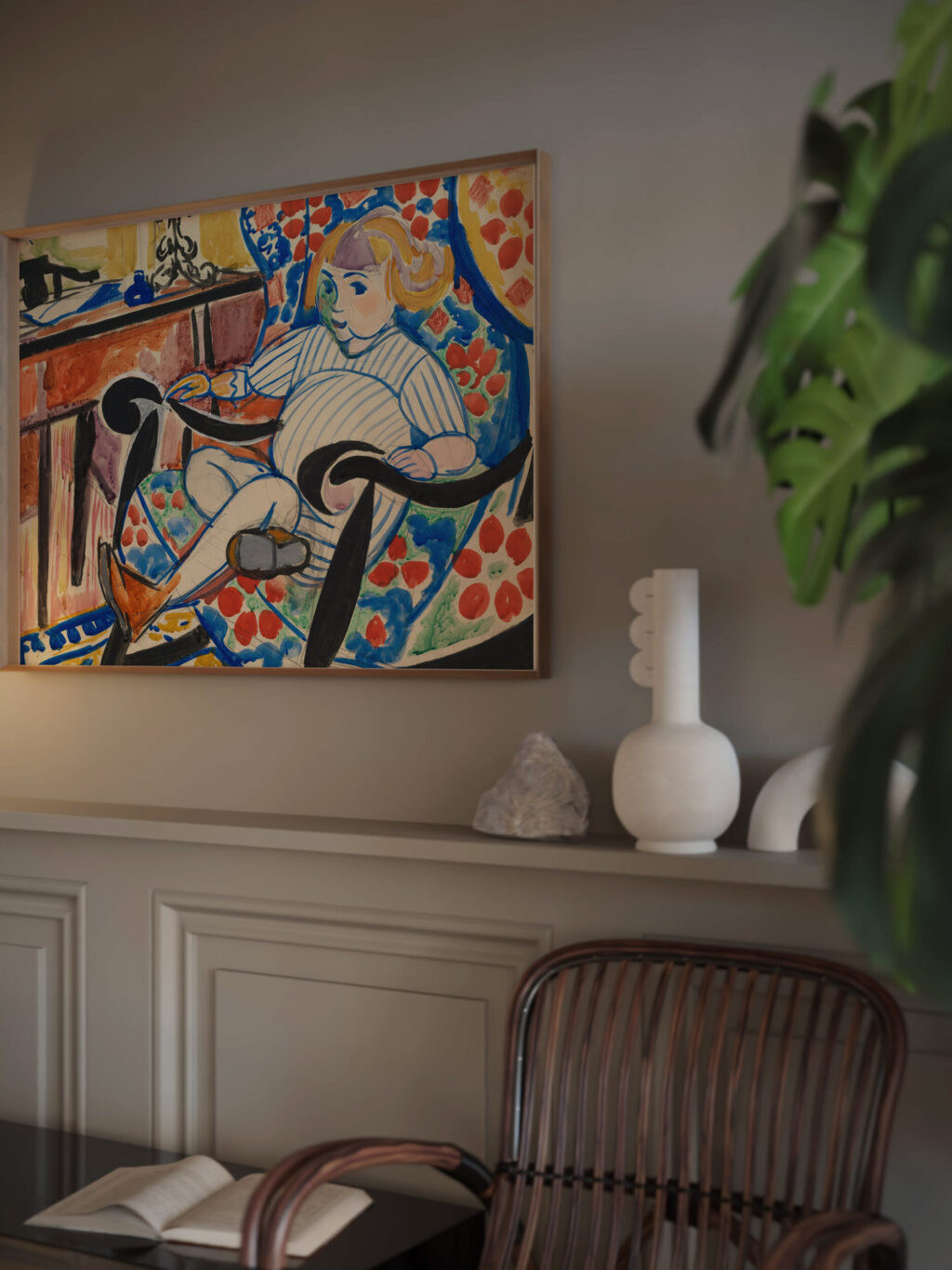 Gouache ca. 1916 Henry Lyman Sayen video mockup