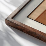 Gradated Tones of Broken Red. An example of the Small Interval in Colour 1912 James Ward close up dark wood mockup