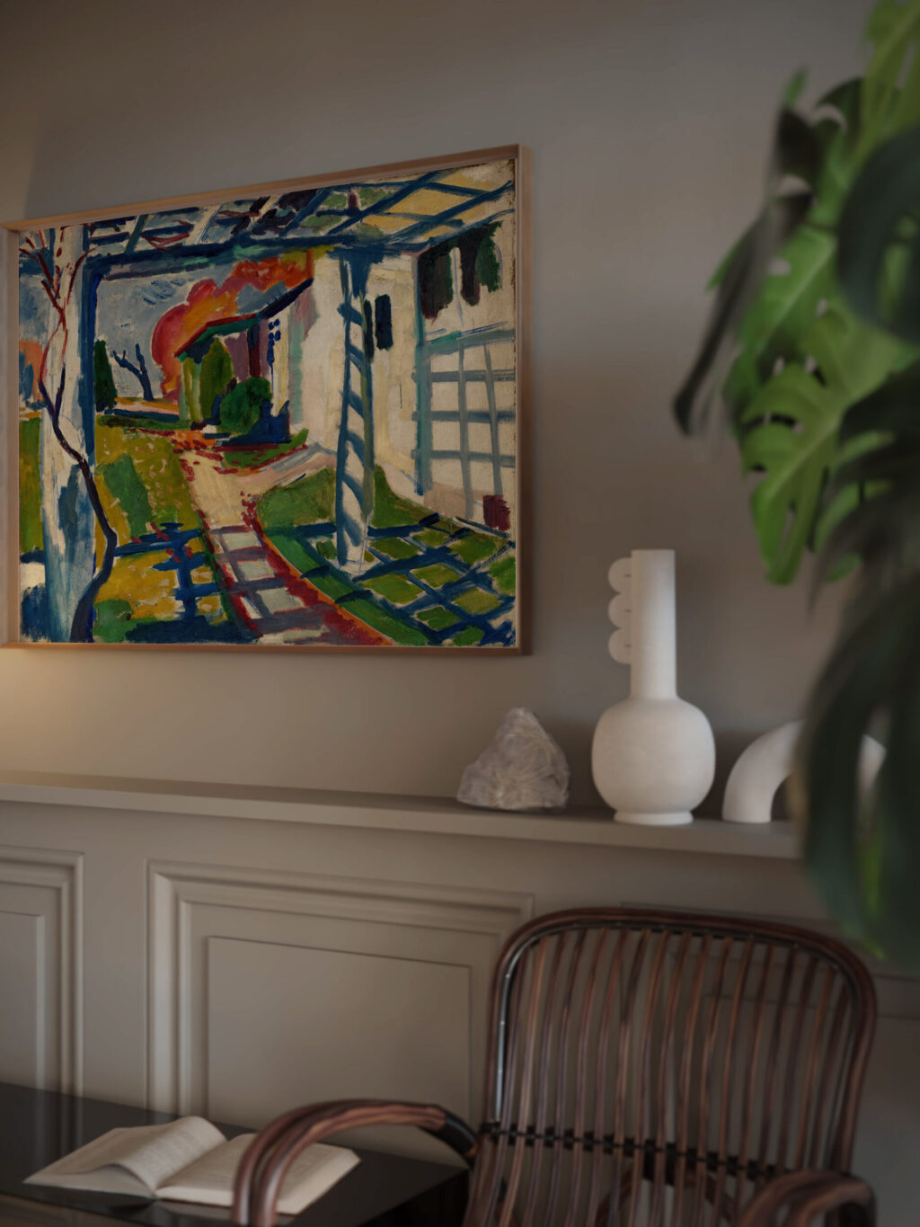 Grape Arbor ca. 1915 Henry Lyman Sayen video mockup