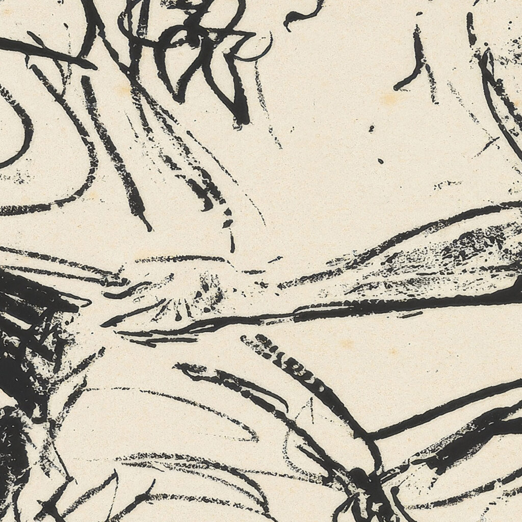 Graphik besehendes Madchen 1907 Ernst Ludwig Kirchner 8 mockup