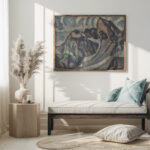 Graue Berglandschaft August Babberger 5 mockup