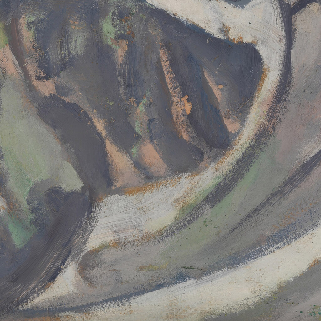 Graue Berglandschaft August Babberger 8 mockup