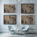 Gravediggers monologue 1916 Stanislaw Ignacy Witkiewicz framed posters mockup