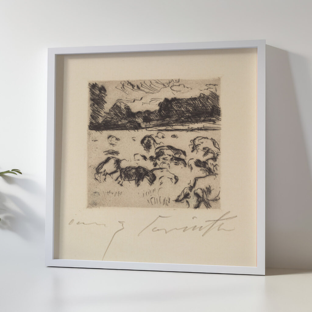 Grazing Sheep Weidende Schafe 1916 Lovis Corinth 5 mockup