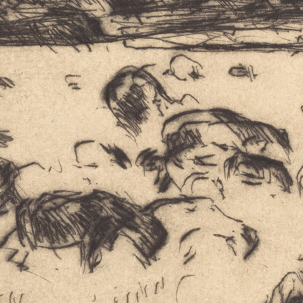 Grazing Sheep Weidende Schafe 1916 Lovis Corinth 8 mockup