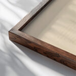 Green 1808 Mary Gartside close up dark wood mockup