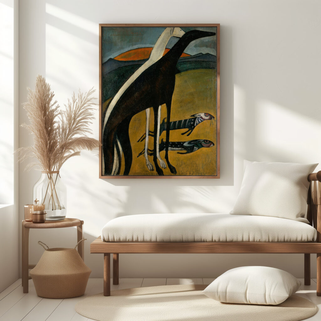 Greyhounds circa 1911 Amadeo de Souza Cardoso 5 mockup