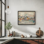 Groix Le Nettoyage Des Voiles 1923 Paul Signac 6 mockup