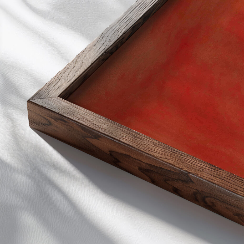 Group IXSUW No. 17. The Swan No. 17 1914 1915 Hilma af Klint close up dark wood mockup