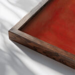 Group IXSUW No. 17. The Swan No. 17 1914 1915 Hilma af Klint close up dark wood mockup