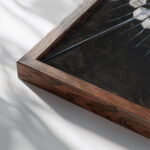 Group IXSUW No. 8 The Swan No. 8 1915 Hilma af Klint close up dark wood mockup