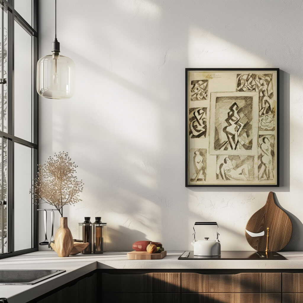 Group of Abstract Nudes Carl Newman 6 mockup