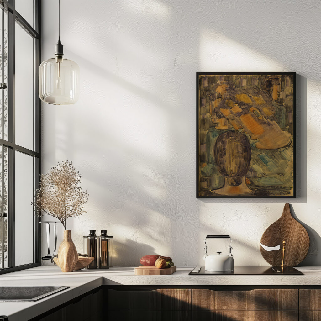 Group of Four with Diagonal Profile 1942 Oskar Schlemmer 6 mockup