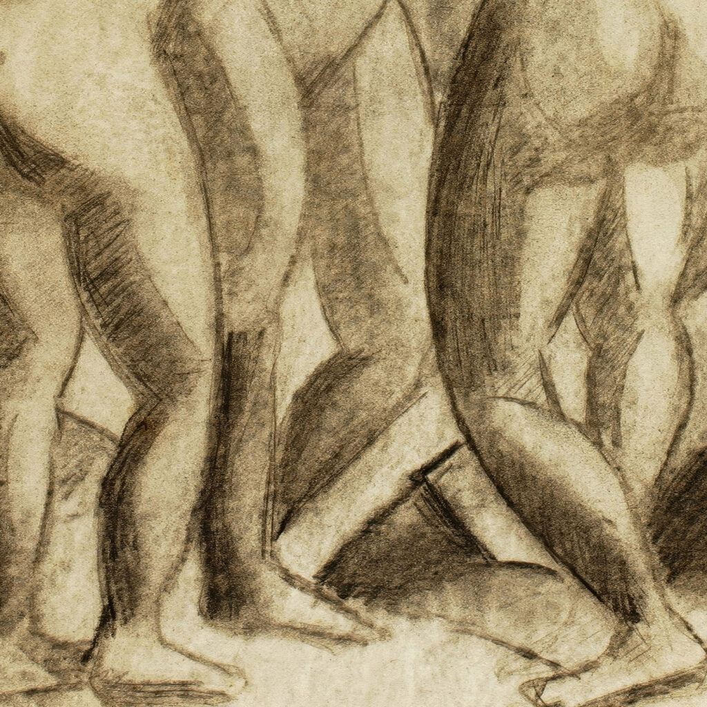Group of Three Female Nudes Carl Newman 8 mockup