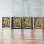 Group of Three Female Nudes Carl Newman framed posters mockup