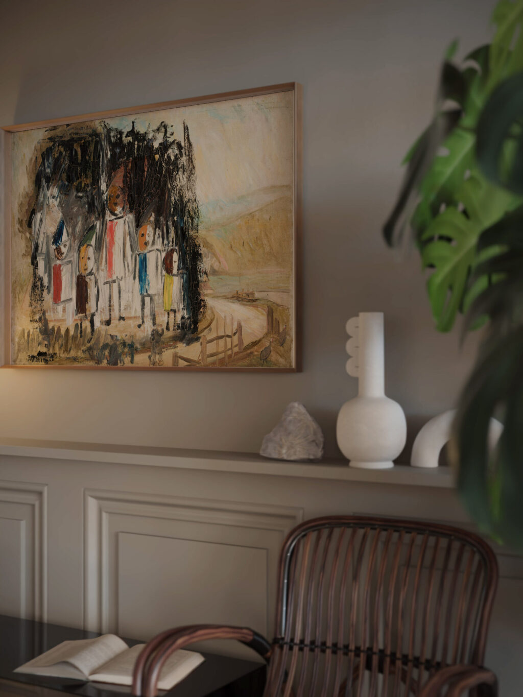 Group of children 1931 Tadeusz Makowski video mockup