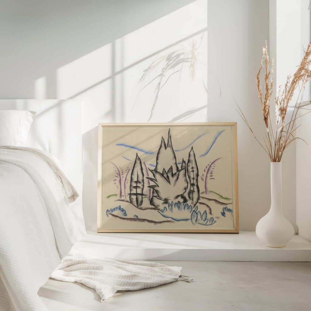 Group of trees 1914 Walter Ophey 4 mockup