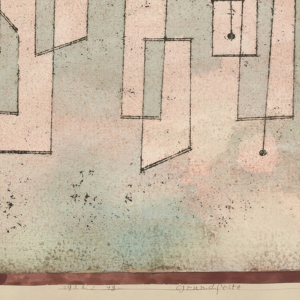 Grundfeste Foundation 1922 Paul Klee 8 mockup