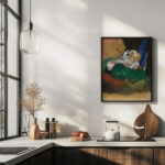 Grunes und weises Pferd 1913 Franz Marc 6 mockup