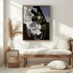 Guitar Book and Newspaper 1920 Juan Gris 5 mockup