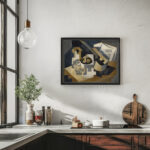 Guitar and Fruit Bowl on a Table Guitar and Fruit Bowl 1917 Juan Gris 6 mockup