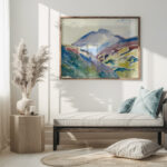 HIGH MOUNTAIN LANDSCAPE UPPER ENGADINE Giovanni Giacometti 5 mockup