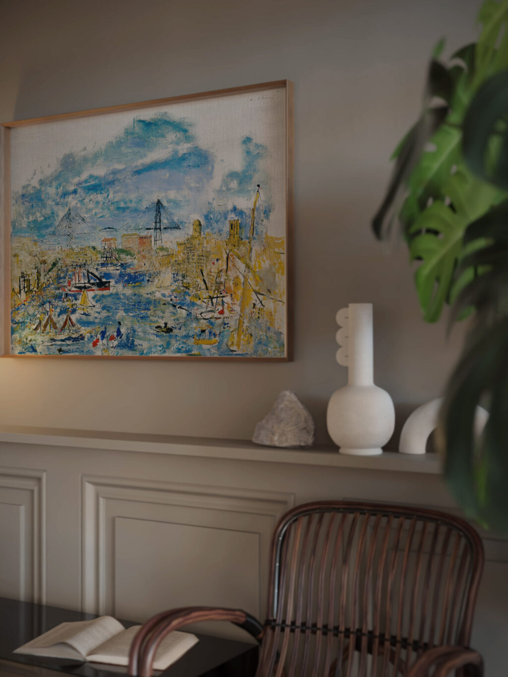 Hafen von Marseille 1933 1936 Wilhelm Thony video mockup