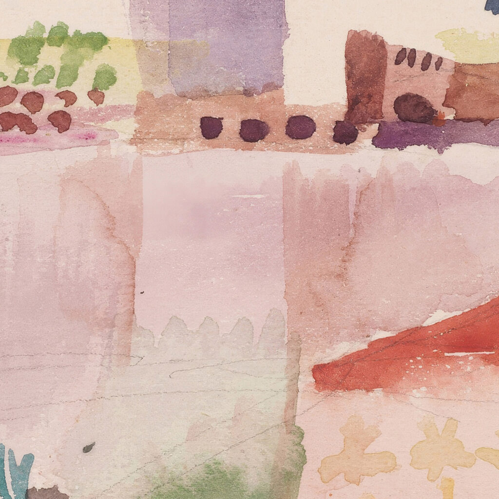 Hammamet with Its Mosque 1914 Paul Klee 8 mockup