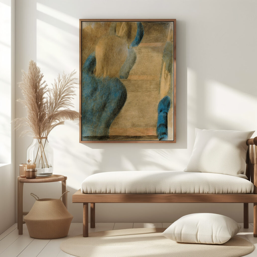 Handehochhaltende Antworten Studie IV Otto Meyer Amden 5 mockup