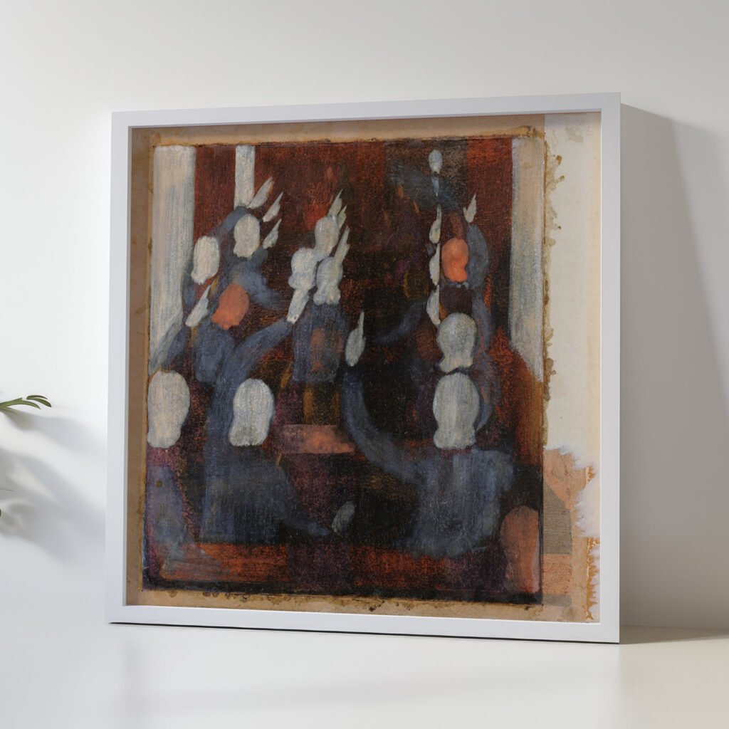 Handehochhaltende Skizze Otto Meyer Amden 5 mockup