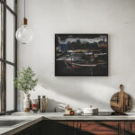Handelsdokken te Oostende 1924 Leon Spilliaert 6 mockup