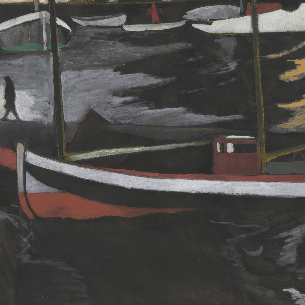 Handelsdokken te Oostende 1924 Leon Spilliaert 8 mockup