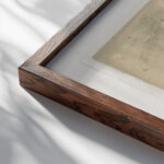 Handstand 1937 1969 Yo Sugano close up dark wood mockup