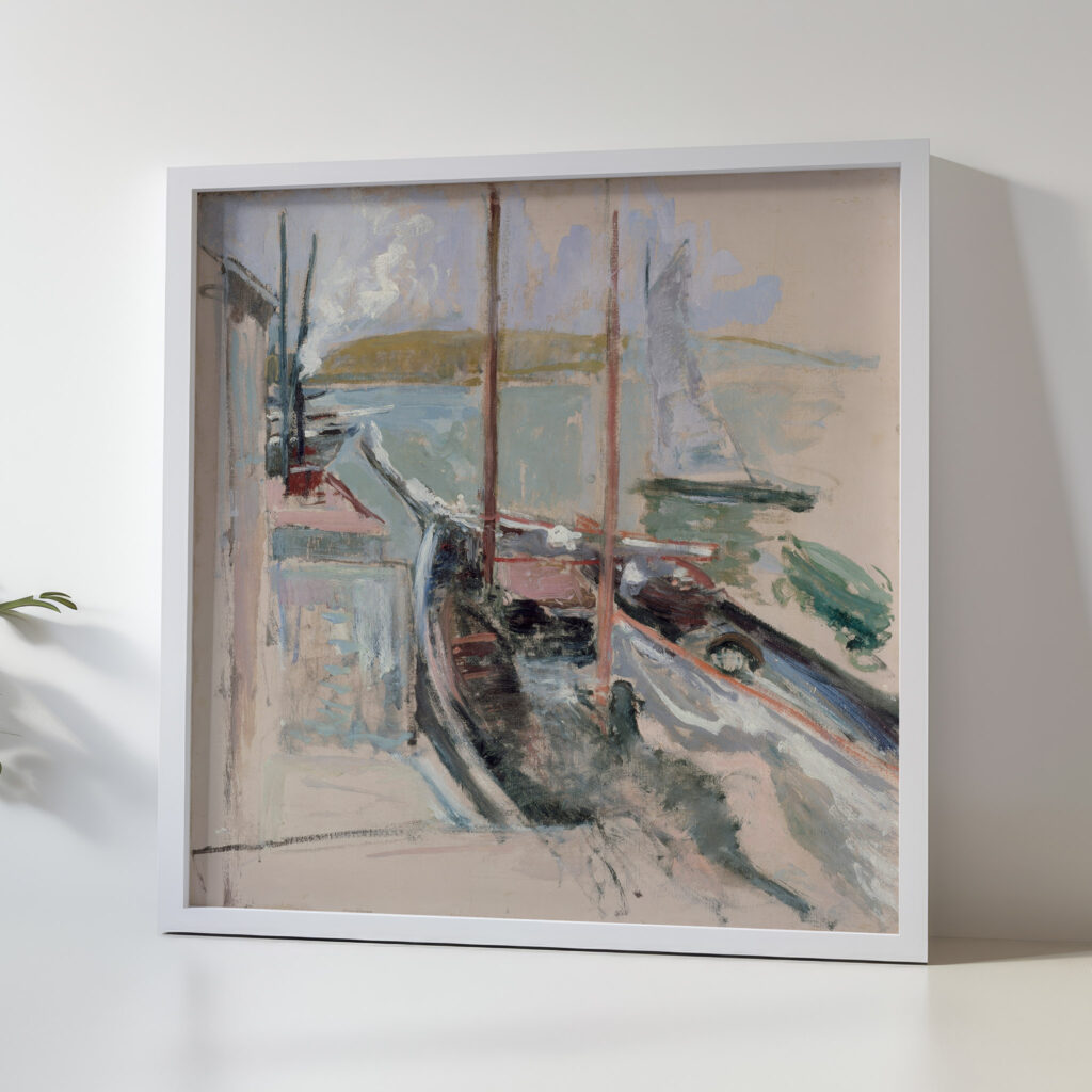Harbor Scene circa 1900 John Henry Twachtman 5 mockup
