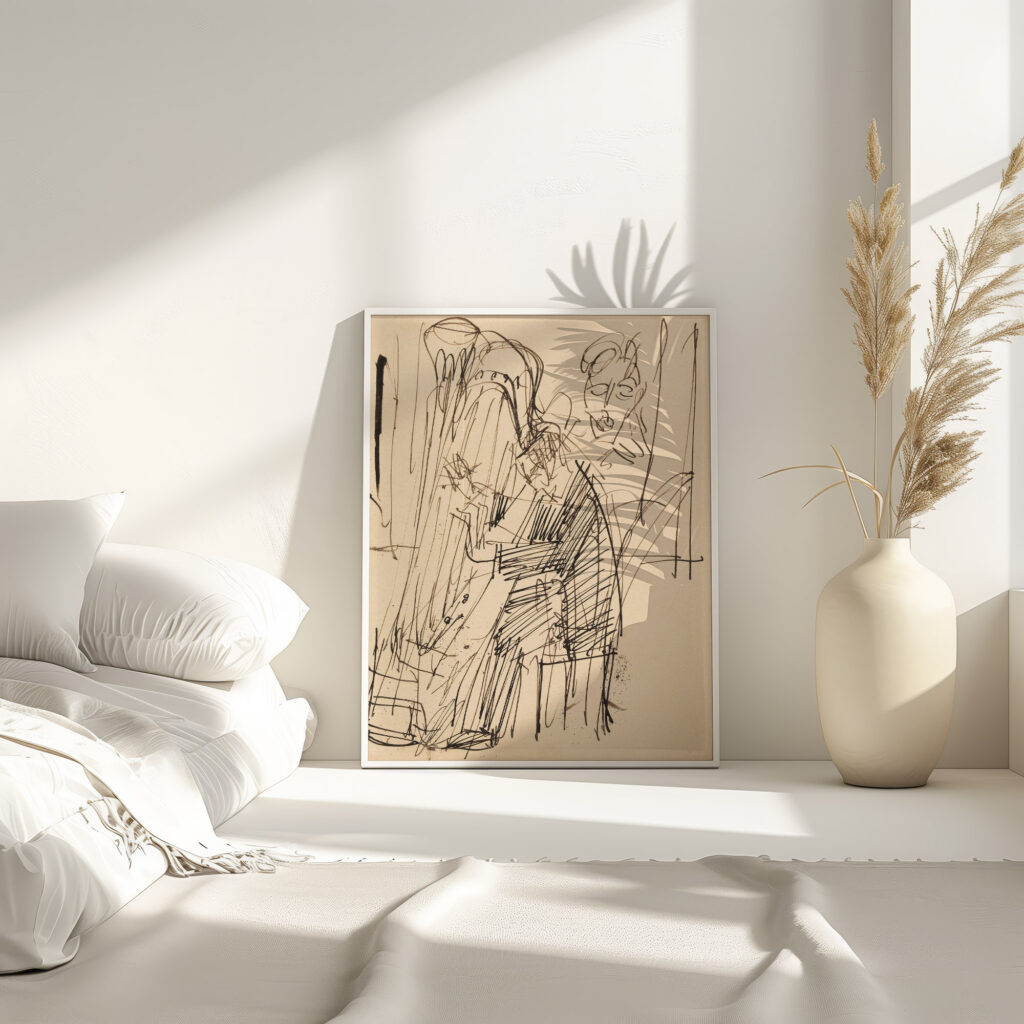 Harfenspieler 1916 Ernst Ludwig Kirchner 4 mockup