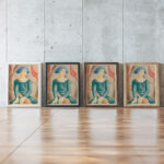 Harlequin 1927 Mikulas Galanda framed posters mockup