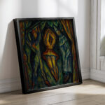 Harlequin Columbine and Pierrot 1918 Mark Gertler 4 mockup