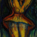 Harlequin Columbine and Pierrot 1918 Mark Gertler 8 mockup