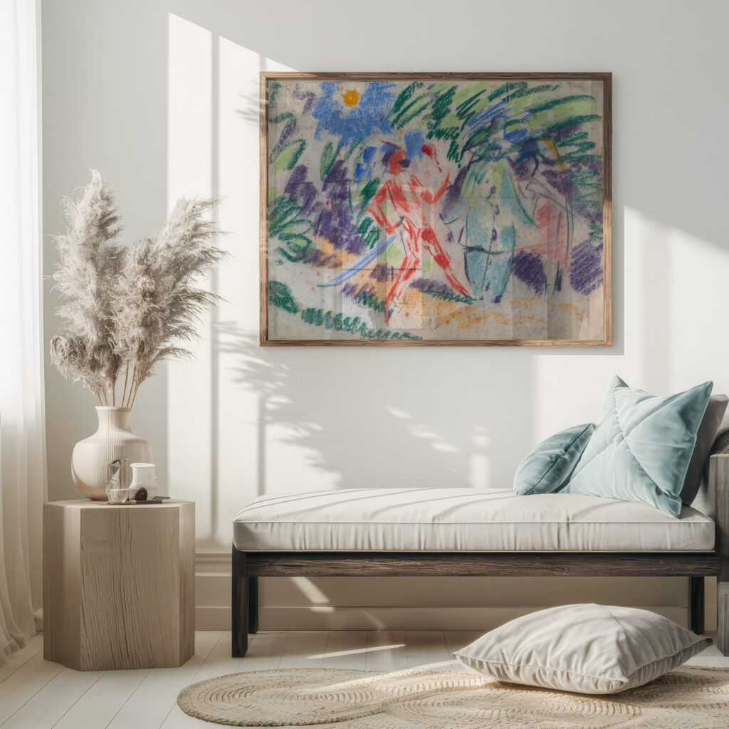 Harlequin and Columbine 1913 Rik Wouters 5 mockup