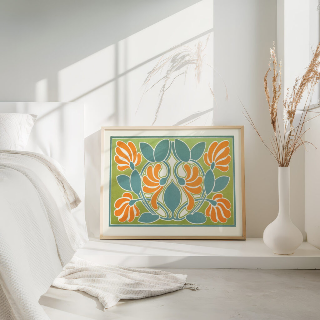 Harmonic Balance of Warm and Cold Colours 1912 James Ward 4 mockup