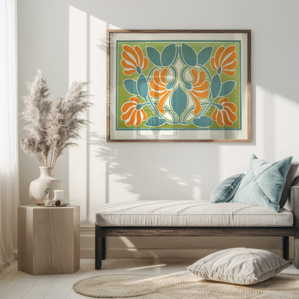 Harmonic Balance of Warm and Cold Colours 1912 James Ward 5 mockup