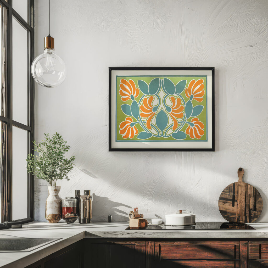 Harmonic Balance of Warm and Cold Colours 1912 James Ward 6 mockup