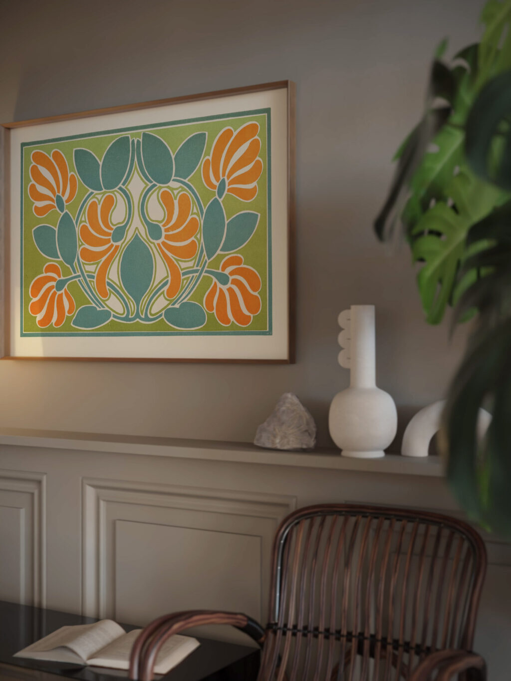 Harmonic Balance of Warm and Cold Colours 1912 James Ward video mockup