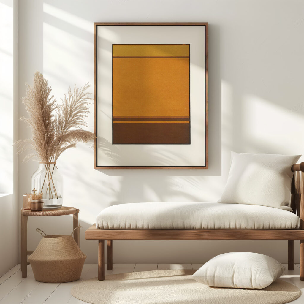 Harmony of Analogy in Broken Orange and YelIow Brown 1912 James Ward 5 mockup