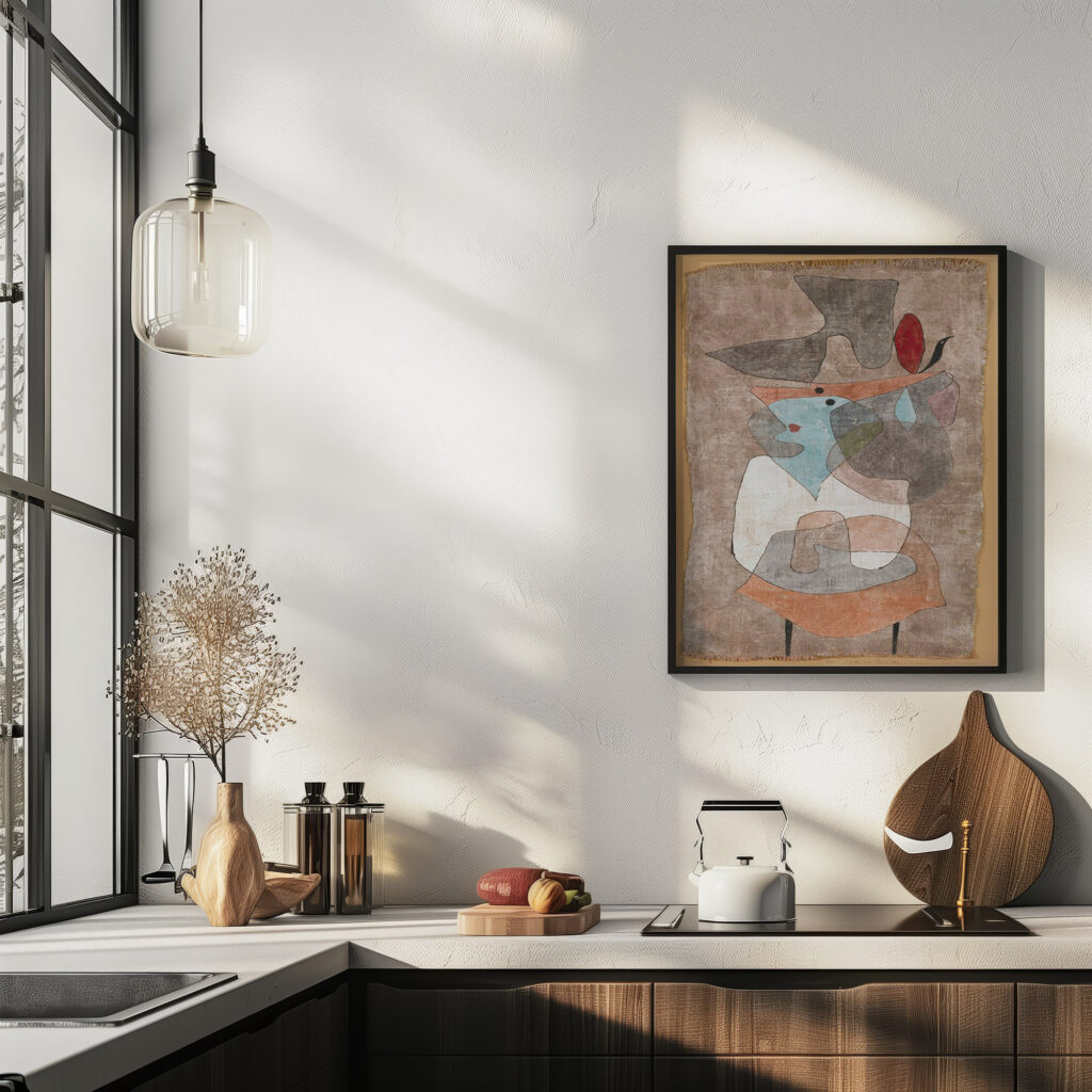 Hat Lady and Little Table. 1932 Paul Klee 6 mockup