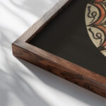 Hat of the Great Mogul ca. 1780 Unknown close up dark wood mockup