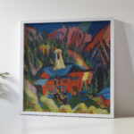 Haus auf der Staffel 1918 Ernst Ludwig Kirchner 5 mockup