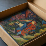 Haus auf der Staffel 1918 Ernst Ludwig Kirchner video mockup