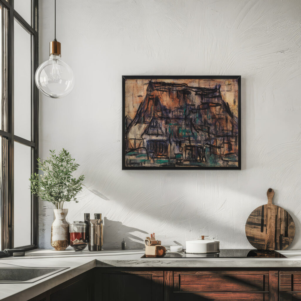 Haus in Soest 1920 Christian Rohlfs 6 mockup